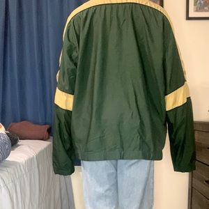 Vintage Izod mens windbreaker matching track suit.